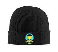 Video Game Geometry Dash Knitted Hats Winter Warm Beanies Cap Unisex Knit Bonnet Caps Fashion
