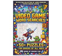 Video Game Puzzles: Word Search Puzzles | Easy and Fun | 6x9 Inches, 110 Pages | 50+ Puzzles | Solutions Included