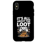 Video Game Treasure Chest Gamer Role It's All About The Loot Carcasa para iPhone X/XS
