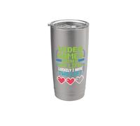 Video Games Ruined My Life Luckily I Have Two Left Vaso térmico de acero inoxidable de doble pared