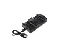 Video Games, Universal Dual Charger Charging Station, Black, USB Powered, for PS3 Move Wireless Controller - A