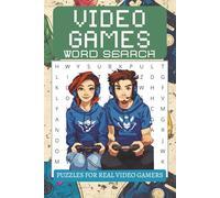 Video Games Word Search Puzzle Book: 50+ Fun & Nostalgic Game-Themed Puzzles for Adults, Teens & Gamers