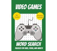 Video Games Word Search Puzzles For Kids, Teens, and Adults: Easy to Read Print | 6x9 inches, 110 pages | 50+ Puzzles ... Gift for Vacations, Holidays, and Free Times