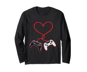 Video Juego Pareja Jugador Amor Divertido Romántico San Valentín Manga Larga