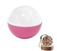 Video Sphere,2.7" Crystal Ball Video Player,Personalized Uploadable Videos & Photos 3D Videos Crystal Ball, Customized Gift for Anniversary, Birthday, Wedding (Pink)