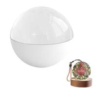 Video Sphere,2.7" Crystal Ball Video Player,Personalized Uploadable Videos & Photos 3D Videos Crystal Ball, Customized Gift for Anniversary, Birthday, Wedding (White)