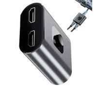 Video Splitter - 1.97x1.97x0.87 Inches displayportt Splitteer, displayportt Splitter | Plug and Play DP Spllitter,for Pc Laptop Monitor TV Home Work Studio Classroom Control Room Video