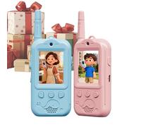 Video Walkie Talkie: intercomunicador visual interactivo inalámbrico, dispositivo buscapersonas apto para niños | Herramienta de comunicación en tiempo real con pantalla, juego de conversación portáti