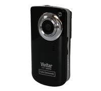 Videoc mara Vivitar de 5,1 MP con memoria flash y monitor de 1,8"" - Negra