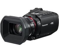 Panasonic HC-X1200E 4K 60p Videocámara Estilo De Mano con Lente Gran Angular de 25 mm, Zoom Óptico de 24x, OIS Híbrido de 5 Ejes, USB PD, Negra