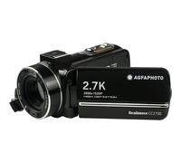 AgfaPhoto Realimove CC2700 - Videocámara Digital (2,7 K, 24 MP, Pantalla táctil de 3 Pulgadas, Zoom 18X, Mando a Distancia, batería de Litio), Color Negro