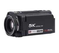 Videocámara con Cámara de Video 5K 30FPS Zoom óptico 12X Pantalla Táctil Giratoria WDR Cámara DV Antivibración, Contenido Claro HD en Vivo para Entusiastas del Video