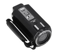 Videocámara con Cámara de Vídeo, Cámara de Vídeo Digital de 56 MP con Pantalla Táctil IPS de Rotación de 180 Grados de 3 Pulgadas, Zoom Digital de 18X, Cámara de Vlogging