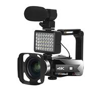 Videocámara con cámara de vídeo Camcorder de cámara de video 4K ultra HD 56MP 3.0 Pulgada 16x zoom digital IR Visión nocturna Vlogging grabadora videocámara Videocámara digital para vlogging ( Size :