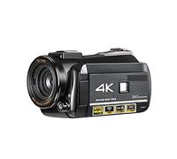 Videocámara con cámara de vídeo Videocámara videocámara 4k, AC3 IR Visión nocturna Wifi Digital Vlogging Cámara Profesional, Tuber Vlogging Clamorders Full HD Videocámara digital para vlogging ( Color