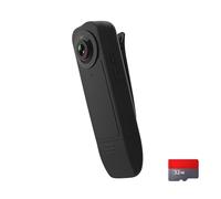 Videocámara con clip 1080P, visión nocturna, 42 g, ligera, para patrulla de viajes y grabadora de deportes de aventura