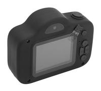 Videocámara Digital para Niños, Pantalla IPS de 2 Pulgadas, Varios Juegos, Batería Integrada de 400mAh, Cámara Selfie para Niños, 1080P, Silicona ABS para Fotografía (Negro)