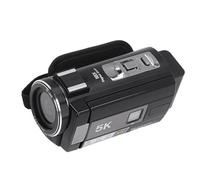 Videocámara DV800, Grabación de 5K HD 56MP Grabadora de Cámara Digital, 180 ° de Rotación IPS Pantalla Táctil 18X Zoom Videocámara para Fotografía de Viaje