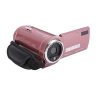 Videocámara, grabadora de vídeo 48MP 2K, zoom digital 16X, cámara portátil con pantalla giratoria de 270 grados de 2,4 pulgadas con grabación en bucle, luz de relleno de