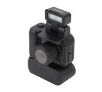 Videocámara Pequeña, Linterna Abatible HD, Pantalla a Color de 1,44 Pulgadas, Cámara DV Pequeña para Viajes, Deportes, Ciclismo (Black)