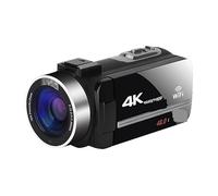 Videocámaras Digitales 18X 4K, videocámara Vlog de lapso de Tiempo for Blog, Pantalla táctil giratoria, grabadora fotográfica de 48MP(32G SD Card,Standard)