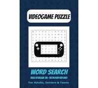 Videogame Wordsearch Puzzle: Word Find Games & Activity Book for adults . Anti eye strain, keep brain working for Adults, Seniors & Teens