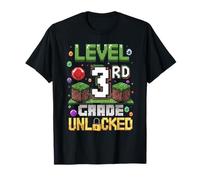 Videojuego desbloqueado de nivel 3er grado Primer día de regreso a clases Camiseta