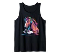 Videojuego Wild Horses para Mujer, Divertido Caballo Montando a Caballo Camiseta sin Mangas