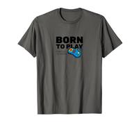 Videojuegos Born to Play Forced To Work Gift Gamer Camiseta