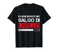 Videojuegos Gamer Gaming Yo No Envejecimiento Sube De Nivel Camiseta