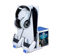 Nacon Soporte para Juegos y Auriculares con Cargador para Mandos DualSense de PS5 Blanco
