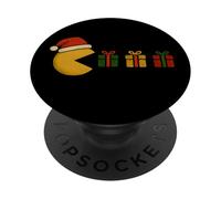 Videojugador navideño para Nietos, Videojuegos, Adolescentes, niños, Hombres PopSockets PopGrip Adhesivo