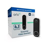 Videoportero Arlo Essential 2K Blanco 180° Montaje Pared Visión Nocturna Batería