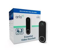 Arlo Essential FHD Videoportero WiFi, Timbre Inalámbrico Exterior Impermeable, Timbre Casa, Detector De Movimiento, Visión Nocturna, Audio Bidireccional, Prueba Arlo Secure Incluida, 1 Cámara, Blanca