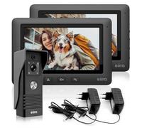 videoportero Color de 7", 4 Hilos, 2 monitores