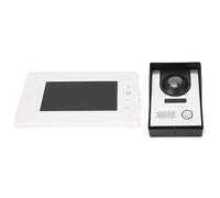 Videoportero con Cable, Monitor de 7 Pulgadas, Sistema de Intercomunicación con Video, Timbre con Visión Nocturna, Timbre con Video, Desbloqueo de Soporte, Monitoreo, Intercomunicador de Doble(EU)