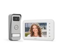 Videoportero Elia Avidsen color LCD de 7 pulgadas, 2 hilos eco-diseñado, control de apertura de la puerta,
