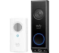 Videoportero Eufy Security E340 doble cámara 2K Full HD visión nocturna a color batería/AC FOV 160º negro almacenamiento local 128GB