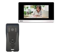 Videoportero OBA WiFi App Tuya, 1080P 4 Hilos, cámara Exterior con Cable, grabación de vídeo/Foto, Apertura de Puerta Mediante aplicación