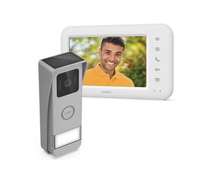 Videoportero Solar Avidsen Inalámbrico para Puerta y Portón Motorizado | Pantalla 7", alcance de 200 m en campo abierto, panel solar integrado, batería de 5800 mAh, IP55, visión nocturna y 6 tonos.