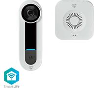 Videoportero Wi-Fi SmartLife HD 1536p con timbre (Blanco) - NEDIS