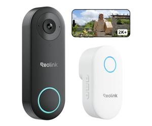 Videoportero WiFi Reolink 2K+ con cámara y visión nocturna.
