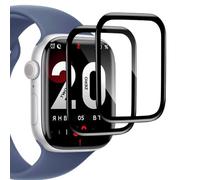 VideoSecu Paquete de 2 protectores de pantalla para Apple Watch 10 de 46 mm, 0,33 mm 9H+, vidrio templado antiarañazos, transparente HD, sin burbujas, antihuellas, sensible al tacto, cobertura