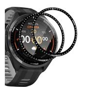 VideoSecu Paquete de 2 protectores de pantalla para Garmin Forerunner 965, 0,33 mm 9H+, vidrio templado antiarañazos, transparente HD, sin burbujas, antihuellas, sensible al tacto, cobertura completa