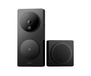 Videportero Aqara G4 Negro Reconocimiento facial IA 1080p 162° Full Glass IPX3 Alexa HomeKit