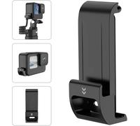 VIDIFY Cubierta de batería mejorada resistente al agua, cubierta protectora para cargador lateral de carga para GoPro Hero 12 Hero 11 Hero 10 Hero 9, accesorios de cámara negra