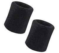 Vidillo - Diadema de transpiración, 2 pulsera de banda deportiva de 4 pulgadas de deporte de la muñeca de algodón suave para espesar, para el baloncesto de fútbol de gimnasia