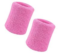Vidillo Muñequera Deportiva, 2 Pack Sweatband 4 Pulgadas Deportes Sweatband Muñequera Suave Espesar Algodón, para Tenis Gimnasia Fútbol Baloncesto, Correr Deportes atléticos
