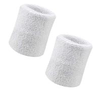 Vidillo Muñequera Deportiva, 2 Pack Sweatband 4 Pulgadas Deportes Sweatband Muñequera Suave Espesar Algodón, para Tenis Gimnasia Fútbol Baloncesto, Correr Deportes atléticos