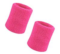 Vidillo Muñequera Deportiva, 2 Pack Sweatband 4 Pulgadas Deportes Sweatband Muñequera Suave Espesar Algodón, para Tenis Gimnasia Fútbol Baloncesto, Correr Deportes atléticos
